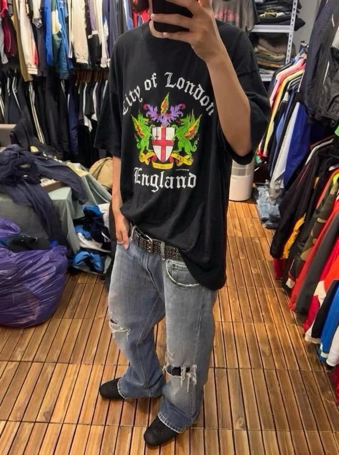 빈티지 락밴드 XL 티셔츠 상품이미지1