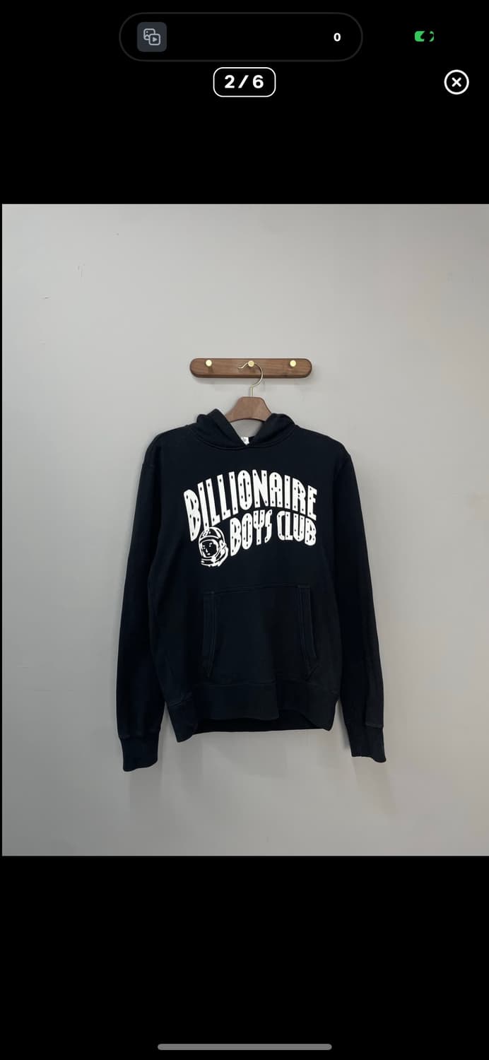 빌리네어보이즈클럽 클래식 커브 로고 후드티 A2404 상품이미지2