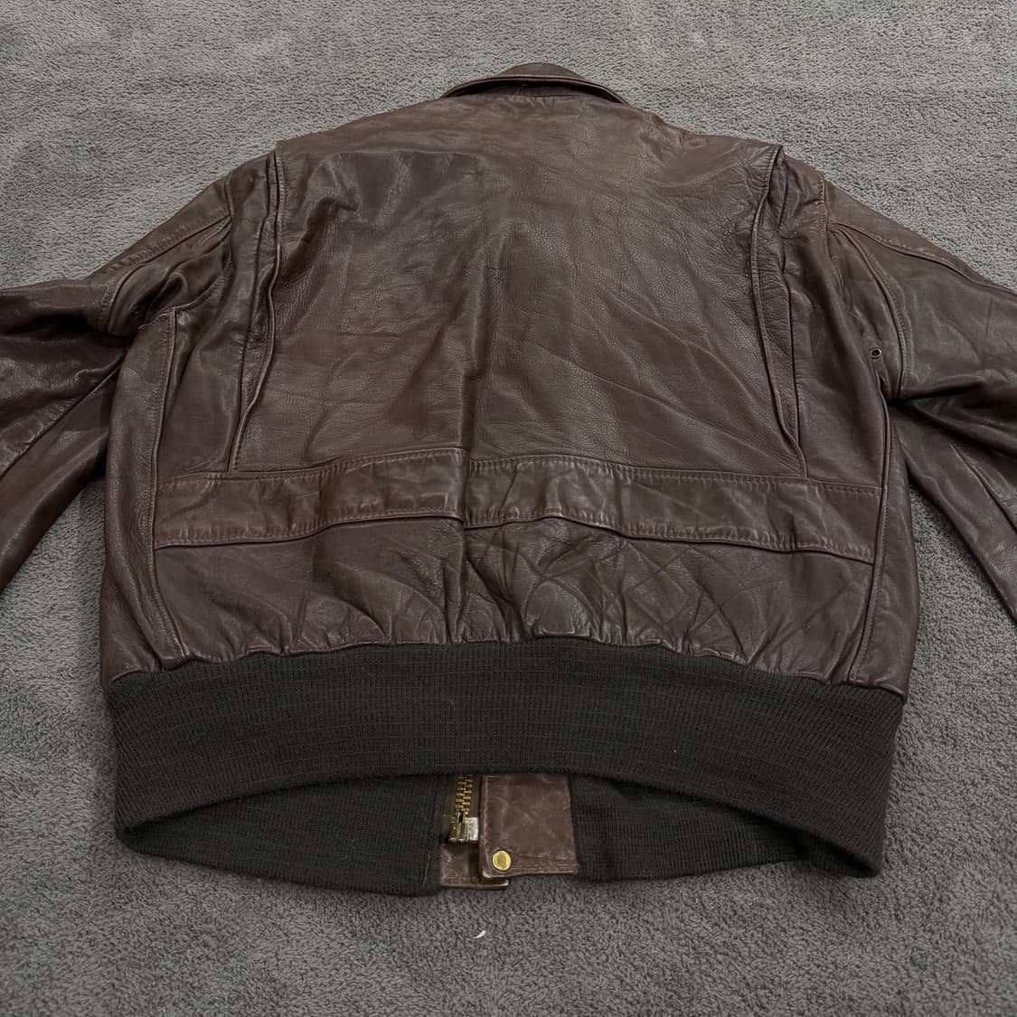 [ 44 ] 빈티지 A-2 플라이트 레더 가죽 자켓 상품이미지3