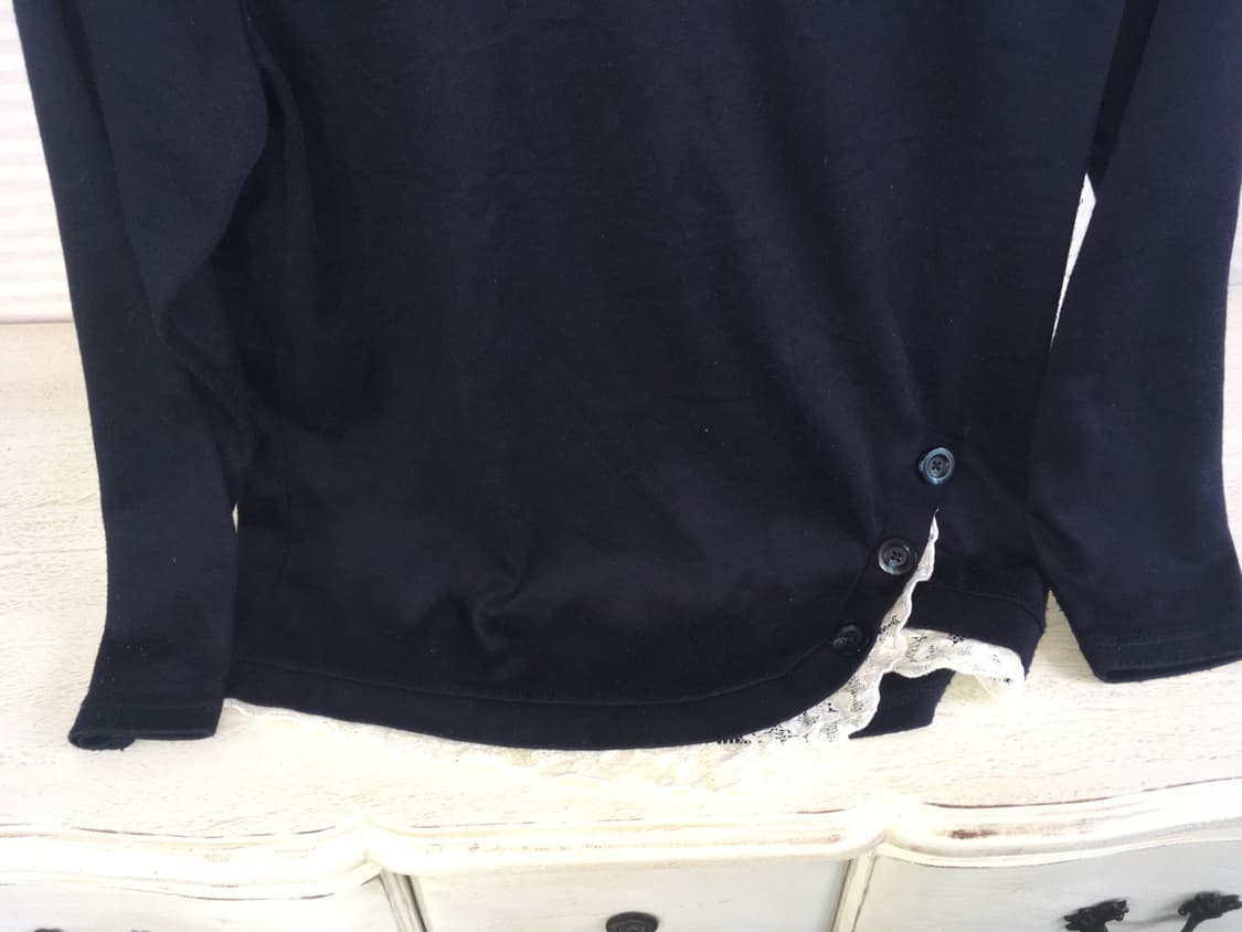 Set)네이비후드집업 + 레이스풀오버 상품이미지8