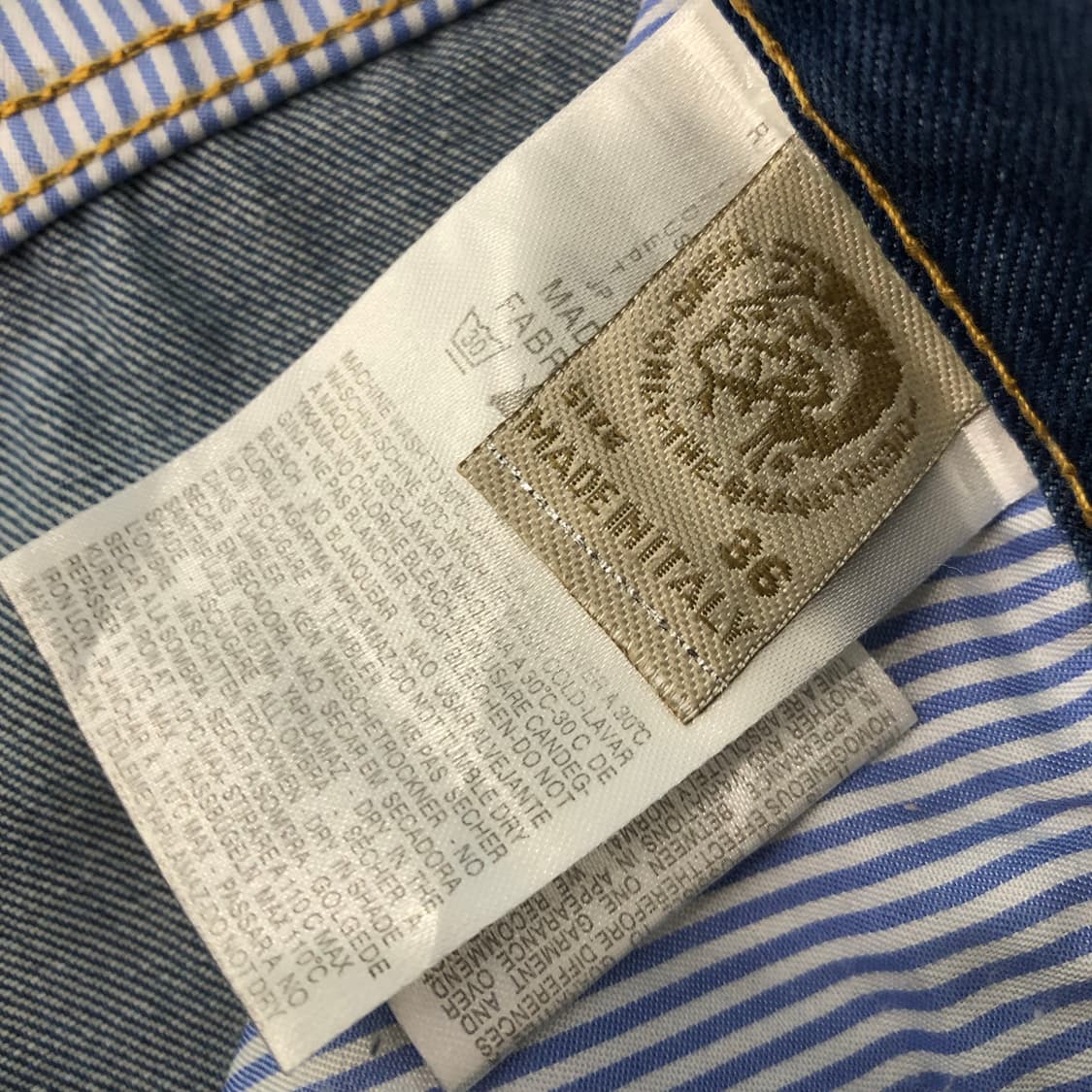 디젤 디스 워싱 데님 팬츠 상품이미지7