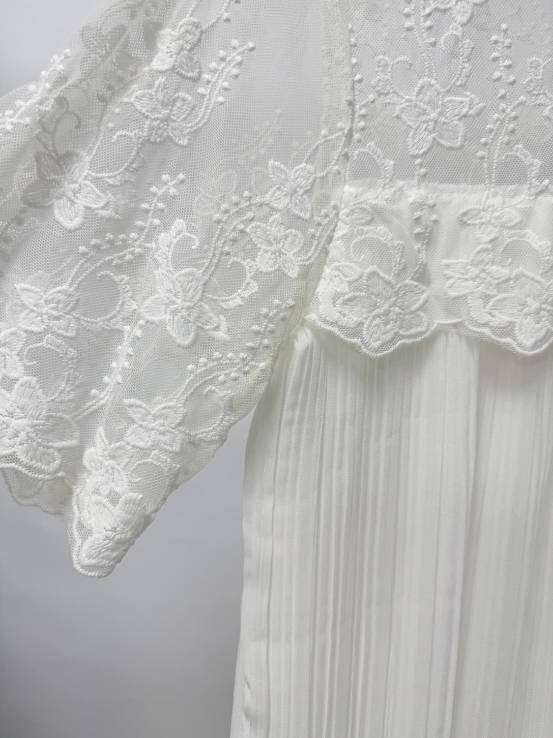 플리츠 레이스 원피스 상품이미지6