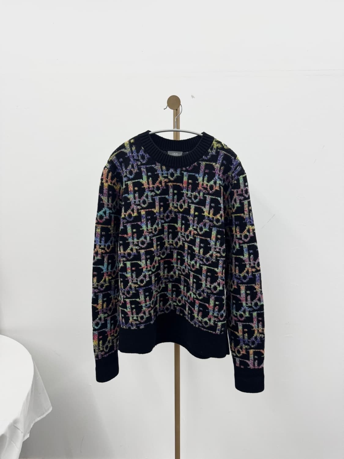 [M] 디올 오블리크 레인보우 자카드 울 니트 M size 상품이미지1