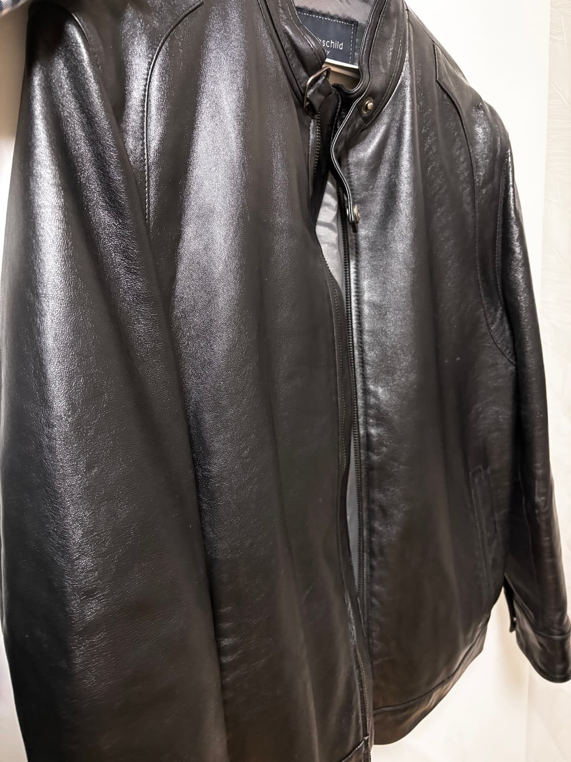 블랙 양가죽 레더자켓 가죽자켓 상품이미지6