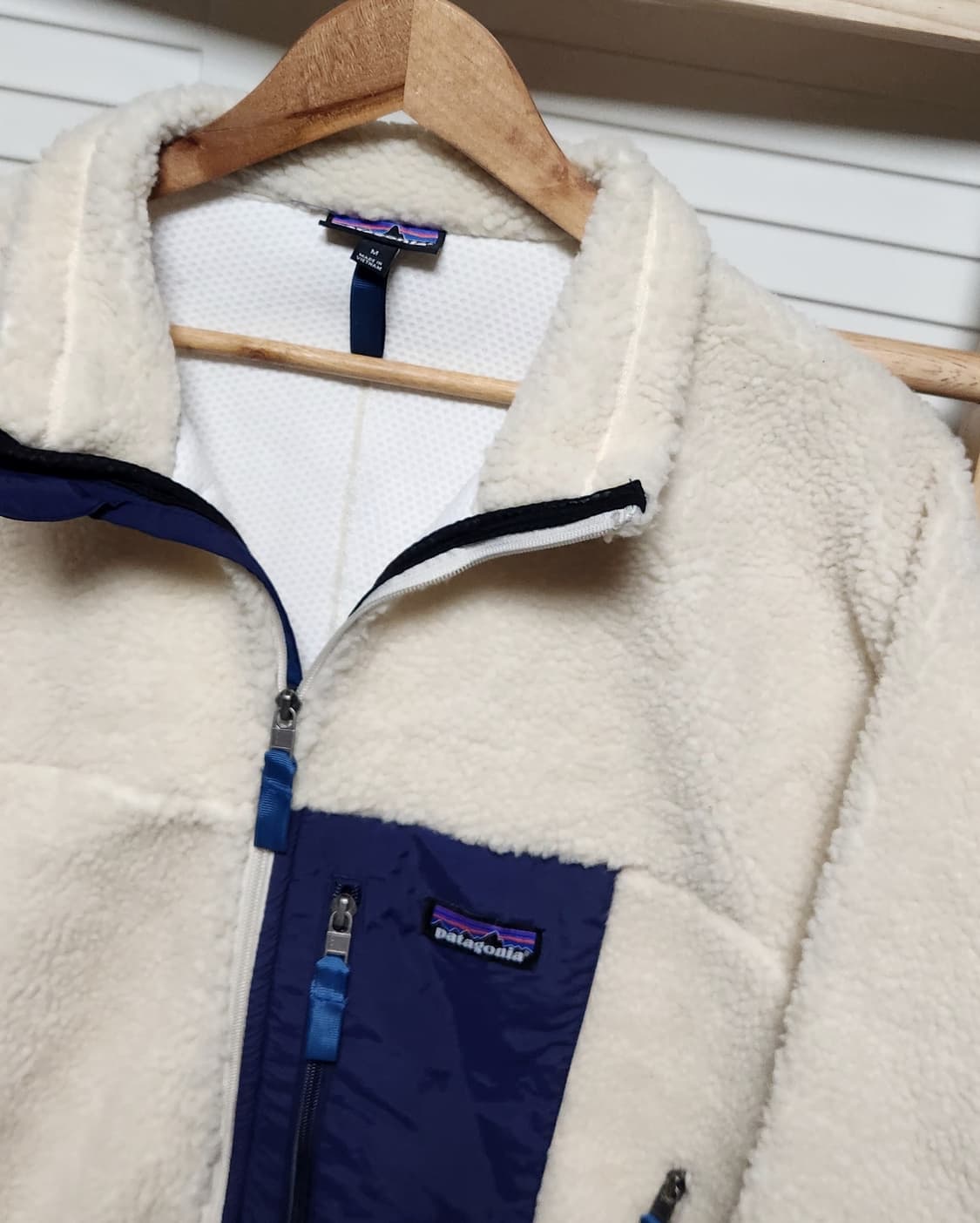 파타고니아 레트로 아이보리 후리스 플러스 자켓 상품이미지4