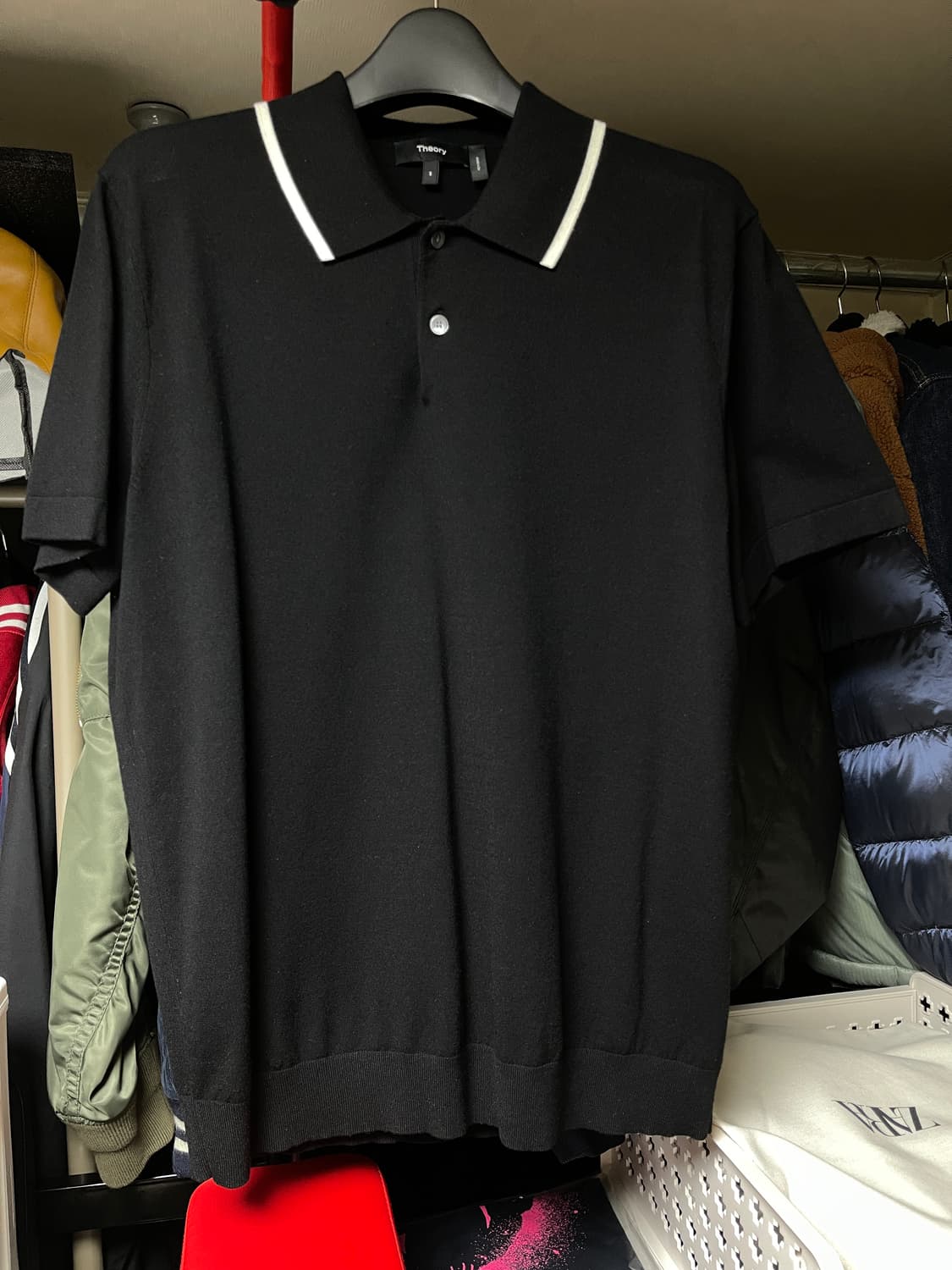 띠어리 피케 티셔츠 폴로 티셔츠 상품이미지6