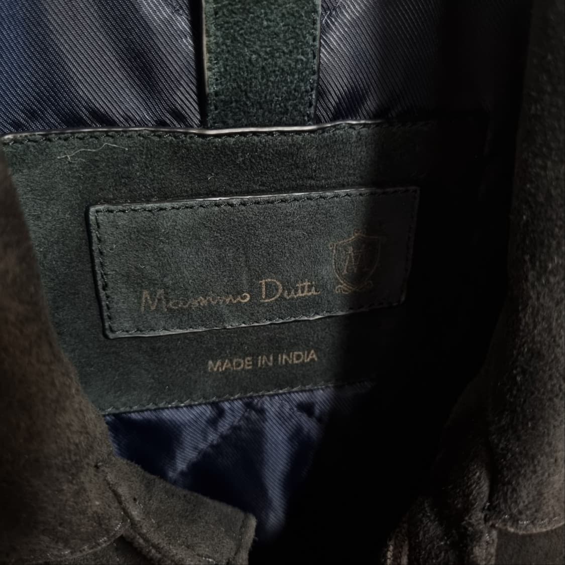 ( M ) 마시모두띠 스웨이드 블랙 자켓 상품이미지4