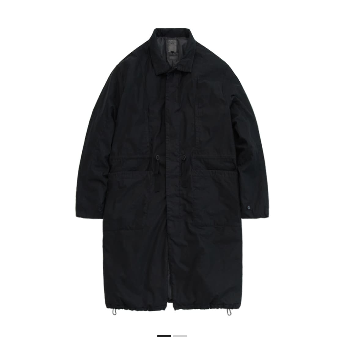 [4]폴리테루 헤비 델 코트 블랙 상품이미지1