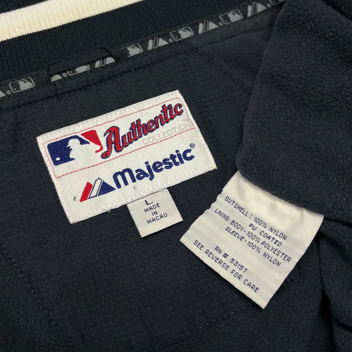 90s 빈티지 마제스틱 양키즈 웜업 자켓 상품이미지8