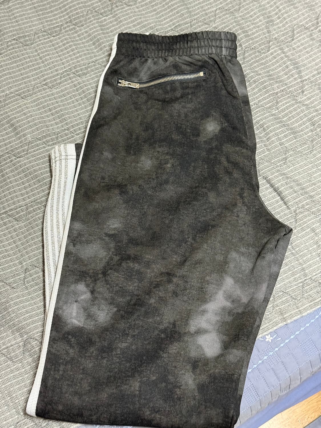 M] 니들스 x 누비안 트랙 팬츠 폴리 타이다이 블랙 - 누비안 한정 상품이미지9