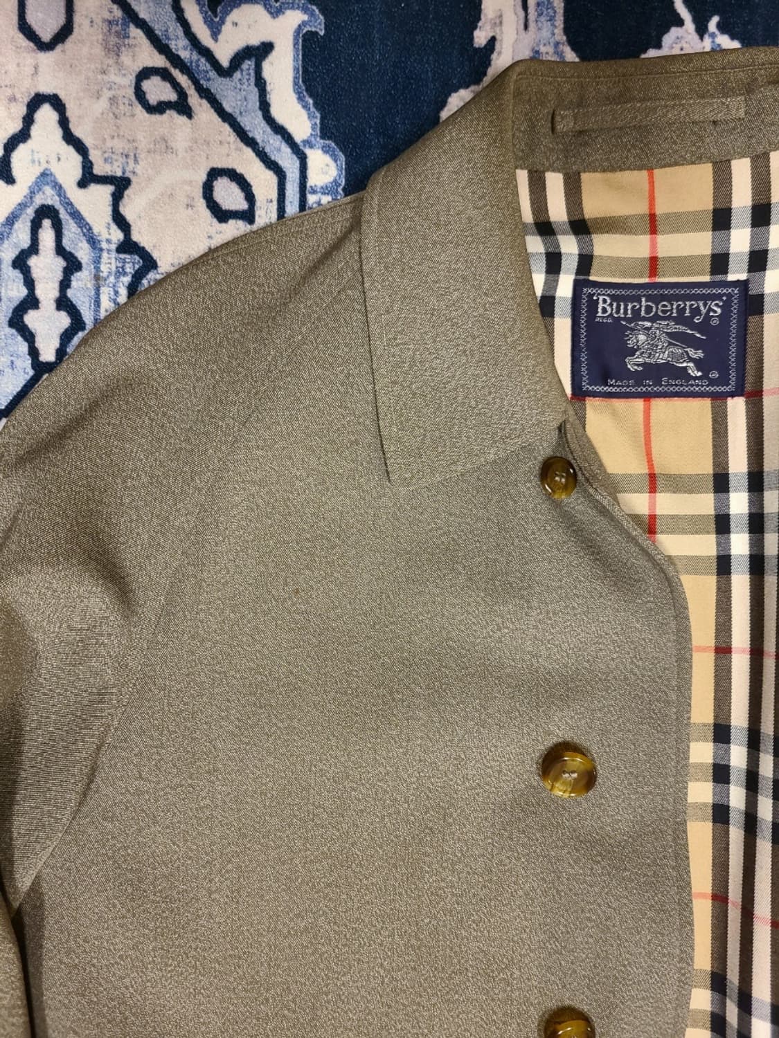 버버리 커버트울 래글런 코트 상품이미지4