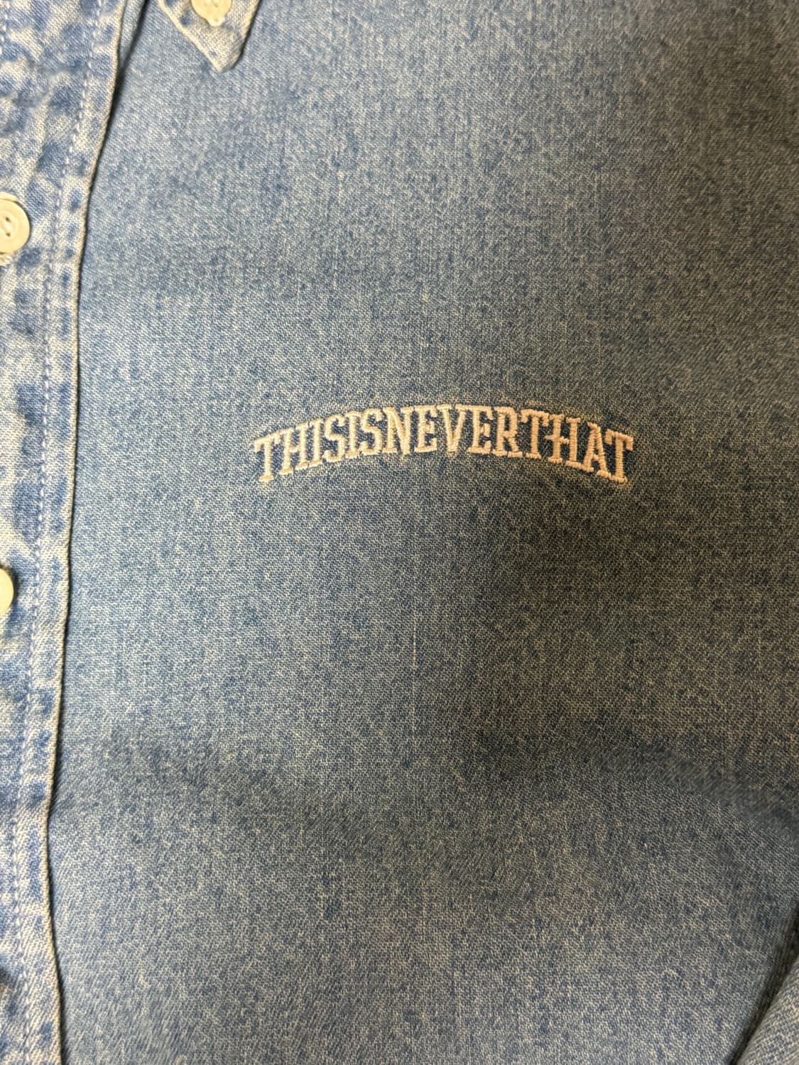 (S) 디스이즈네버댓 데님 셔츠 상품이미지3
