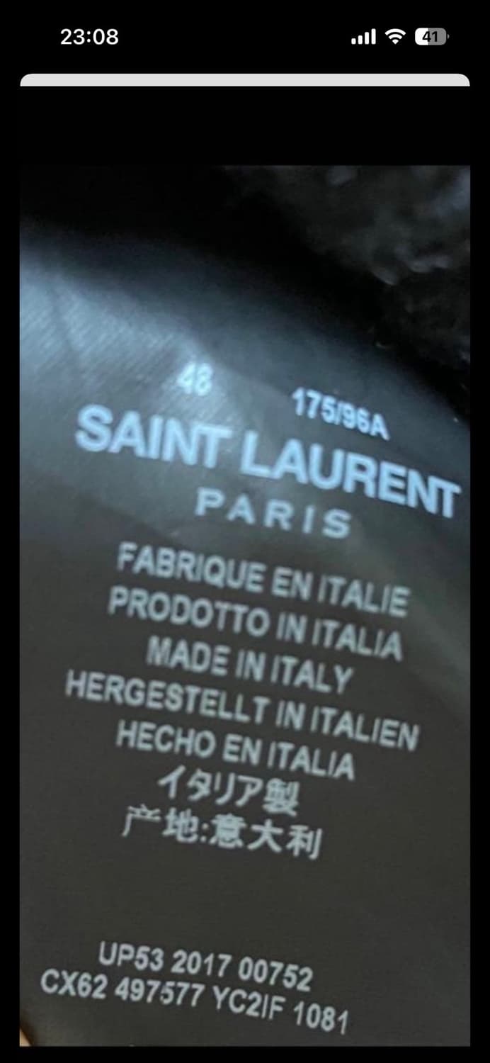 Saint laurent Leather Jacket SS18 상품이미지3