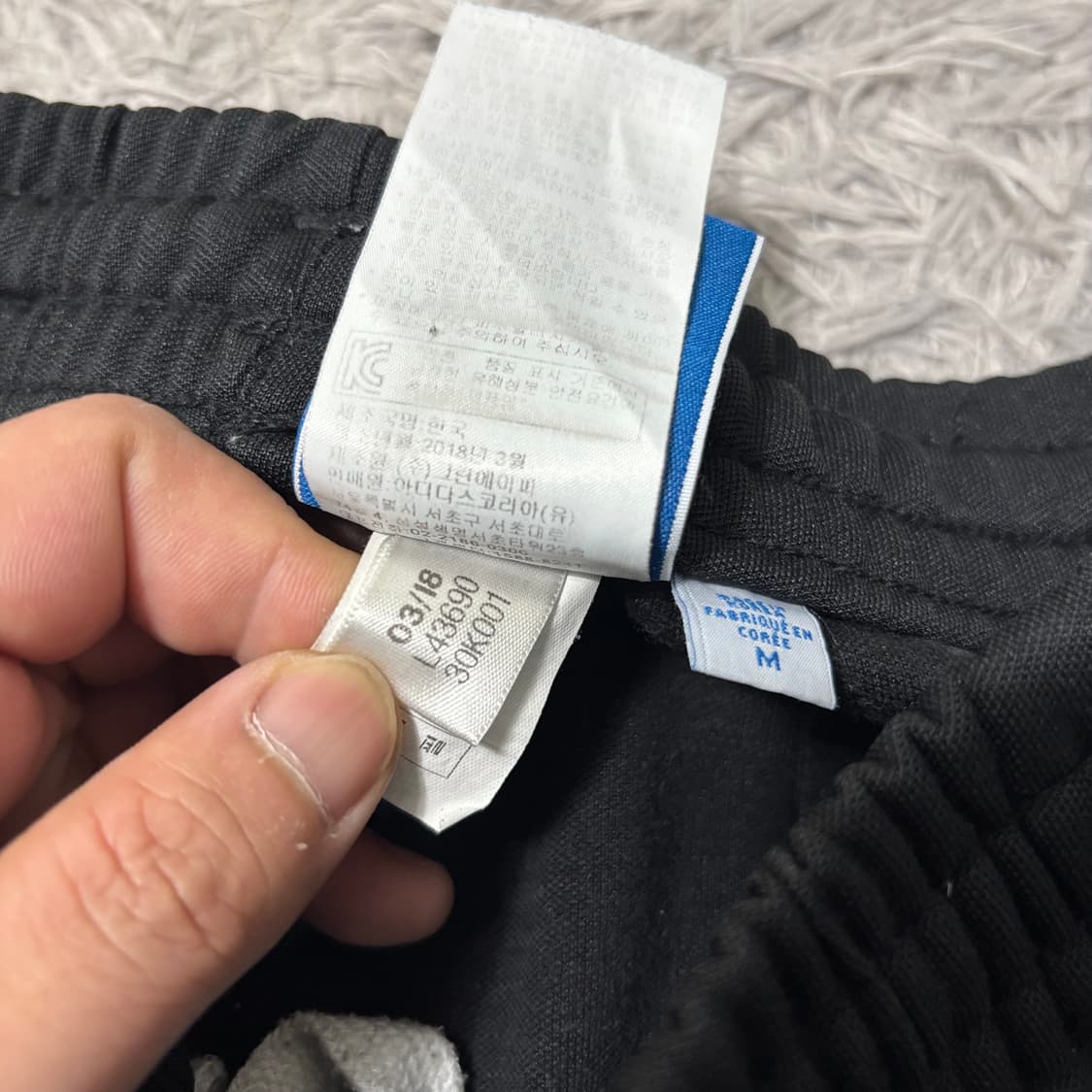 아디다스 블랙 유로파 트랙팬츠 상품이미지6