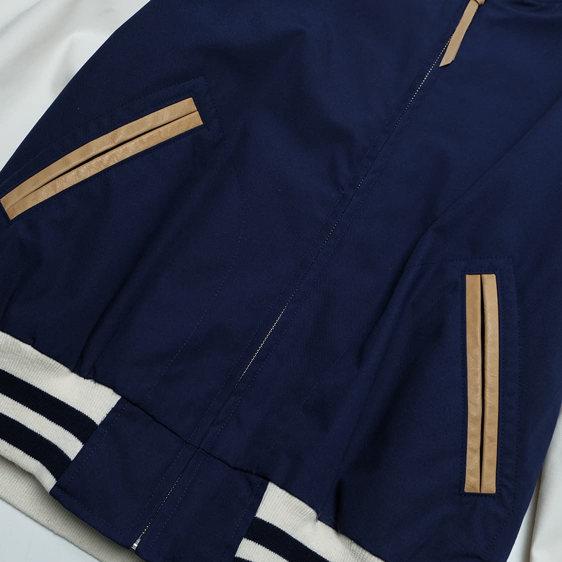 light varsity jacket 후루츠패밀리