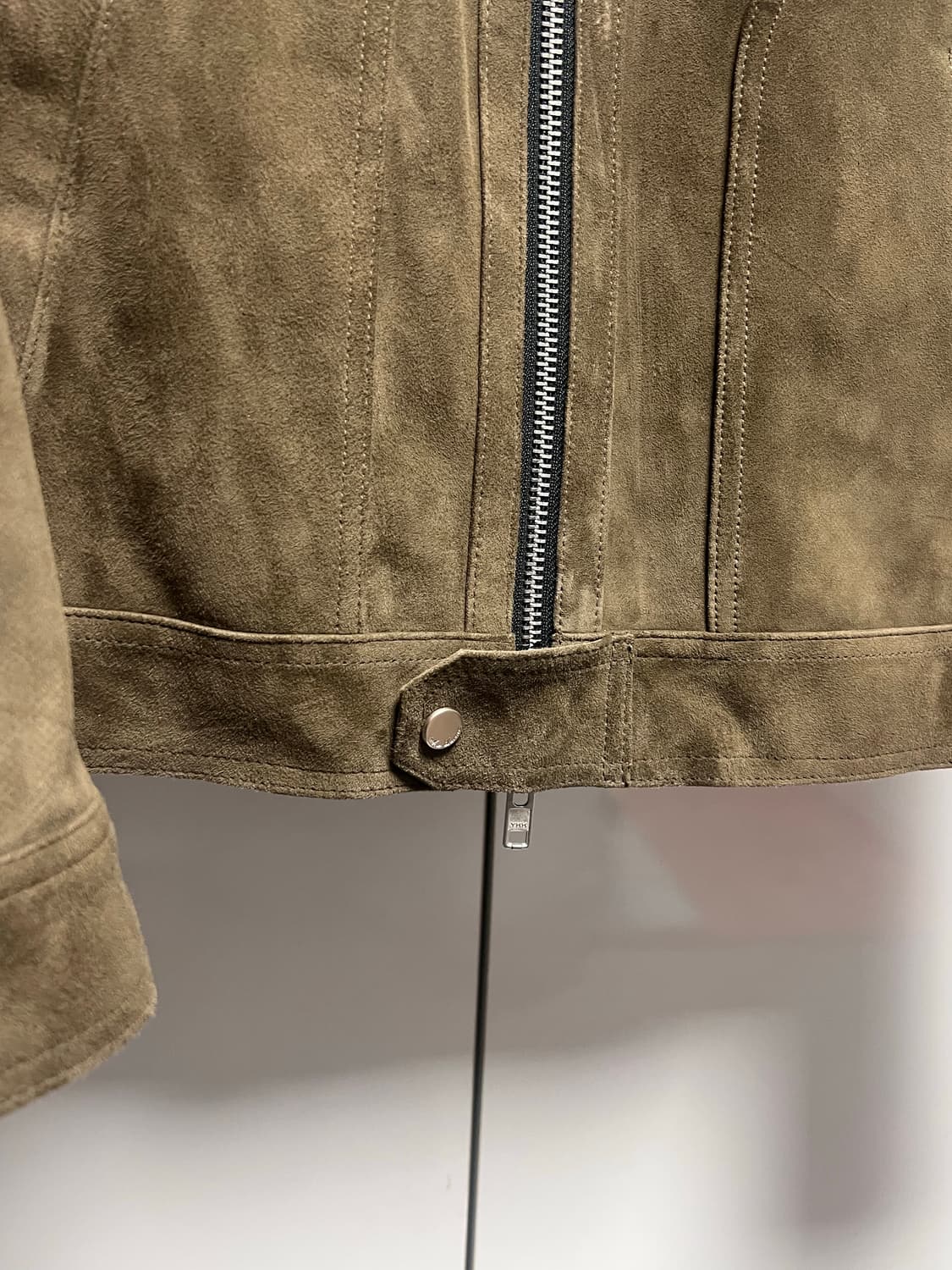 Noir Larmes 느와르 라르메스 카키 브라운 스탠다드 스웨이드 자켓 상품이미지4