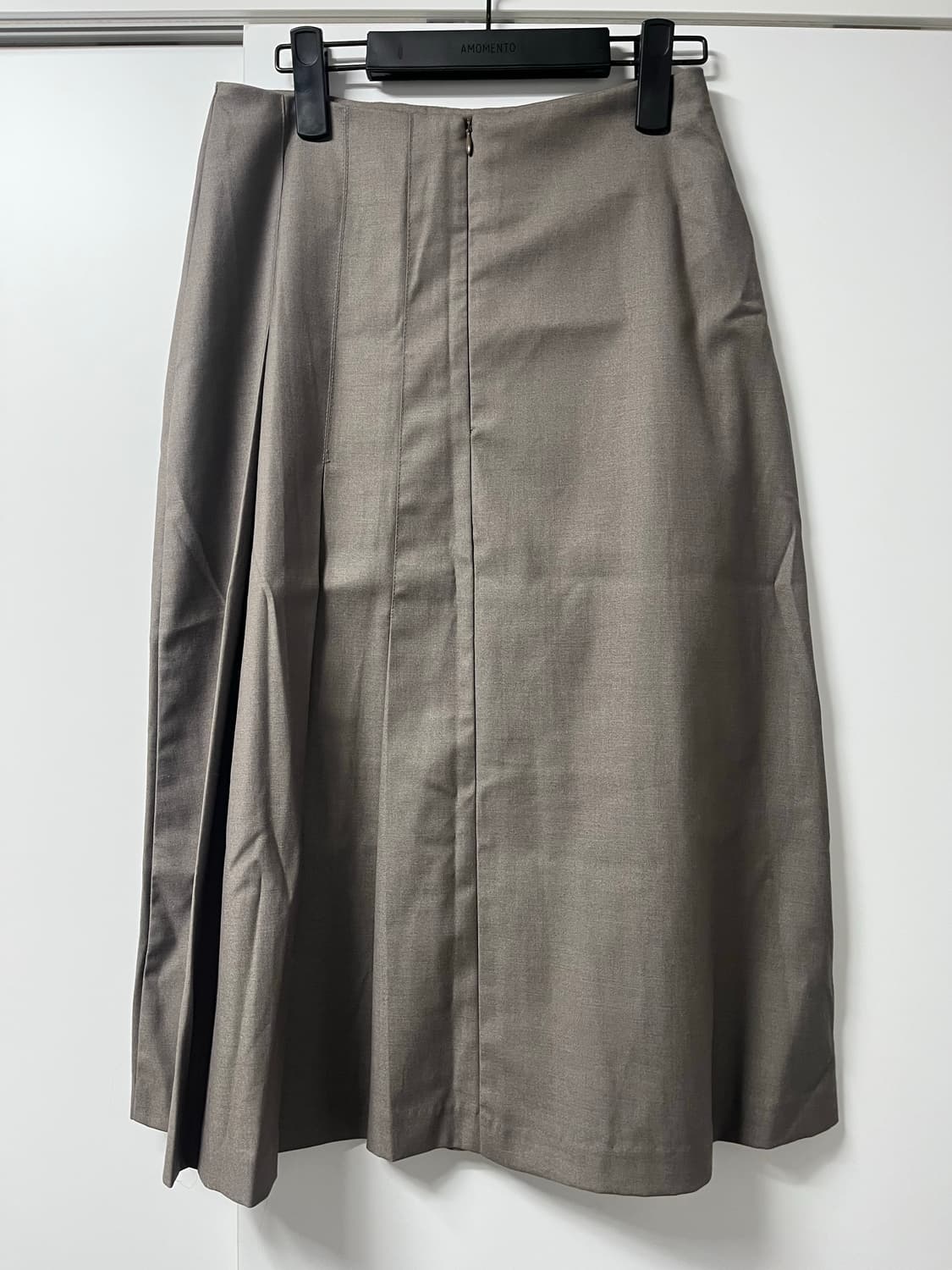 트리밍버드 플리츠 스커트 (모카그레이) 상품이미지4