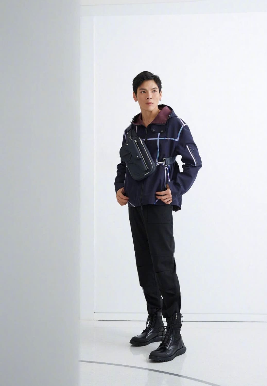 19fw 디올  Dark blue reflective strip 바람막이 상품이미지1