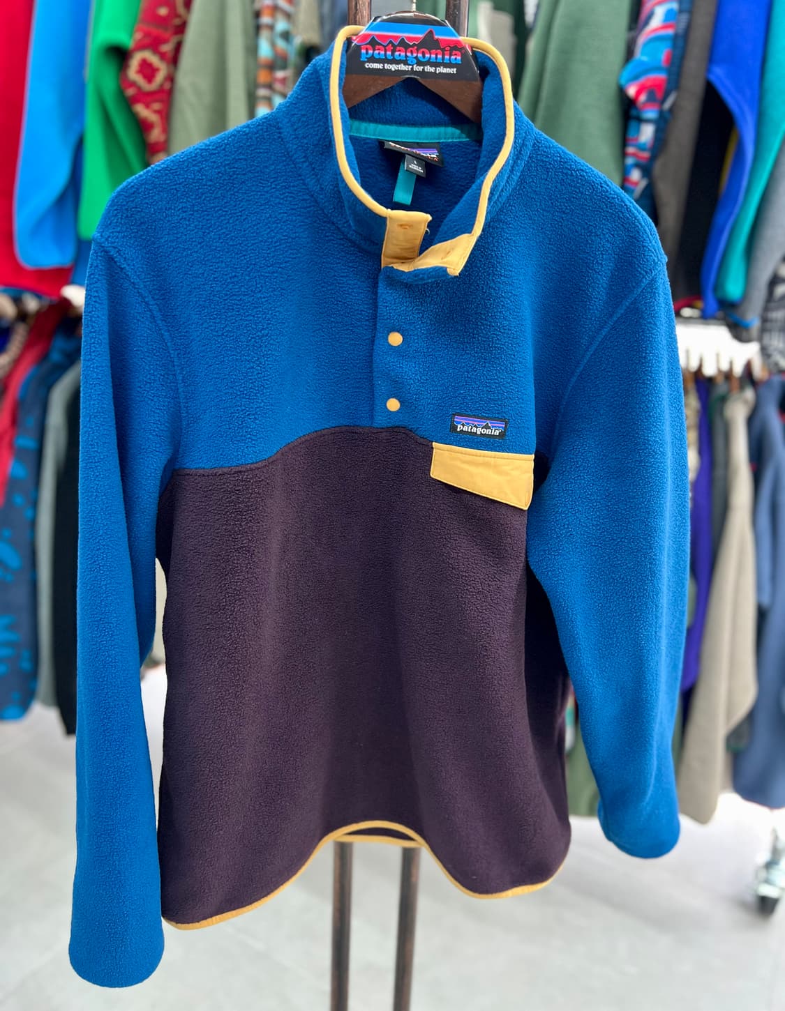  신칠라 스냅-T 플리스 풀오버 옵시디안 플럼 ( L ) 상품이미지3