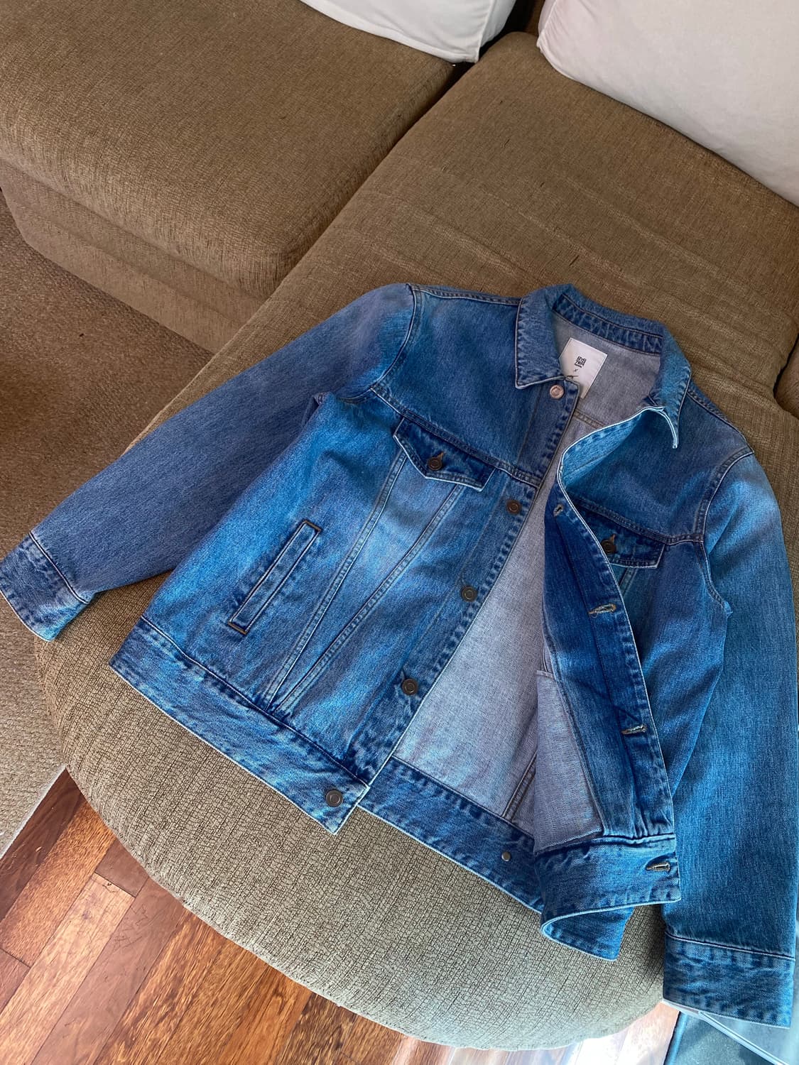 시스템옴므 x 권철화 아티스트 콜라보 데님 청자켓 ㅡ100~105 상품이미지4