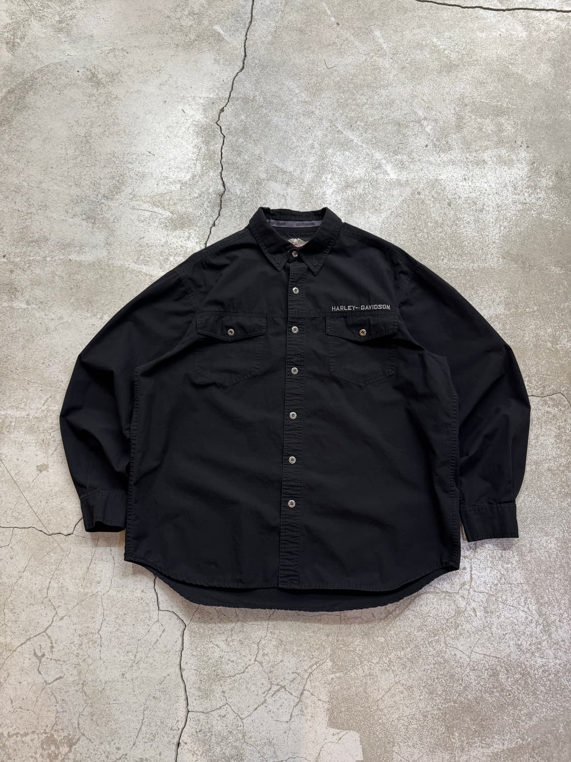 할리데이비슨 이글 플레임 워크셔츠 상품이미지2