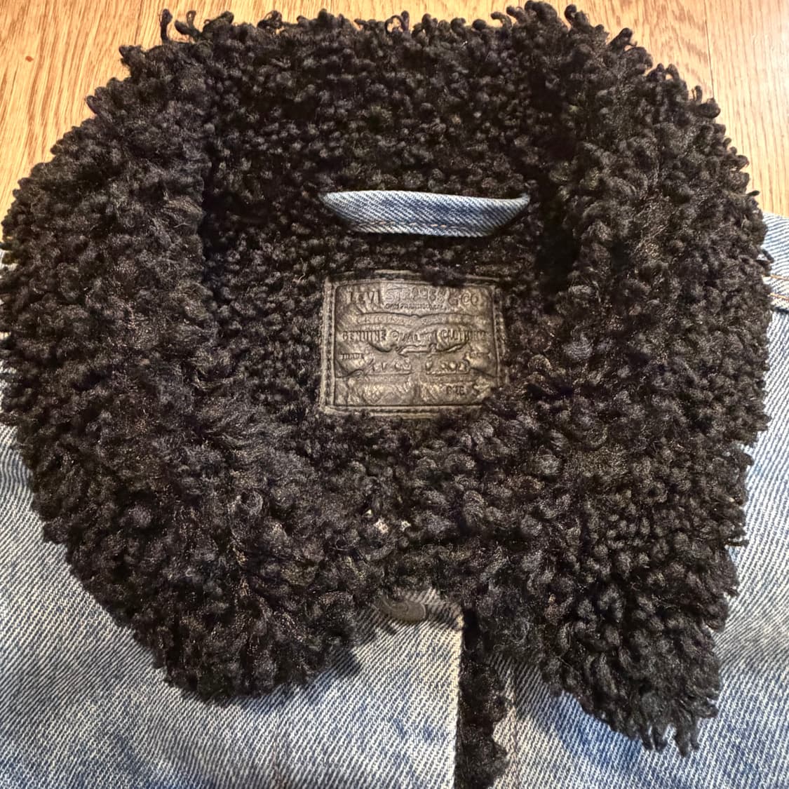 levi’s 쉐르파 트러커 백로고 청자켓  상품이미지3