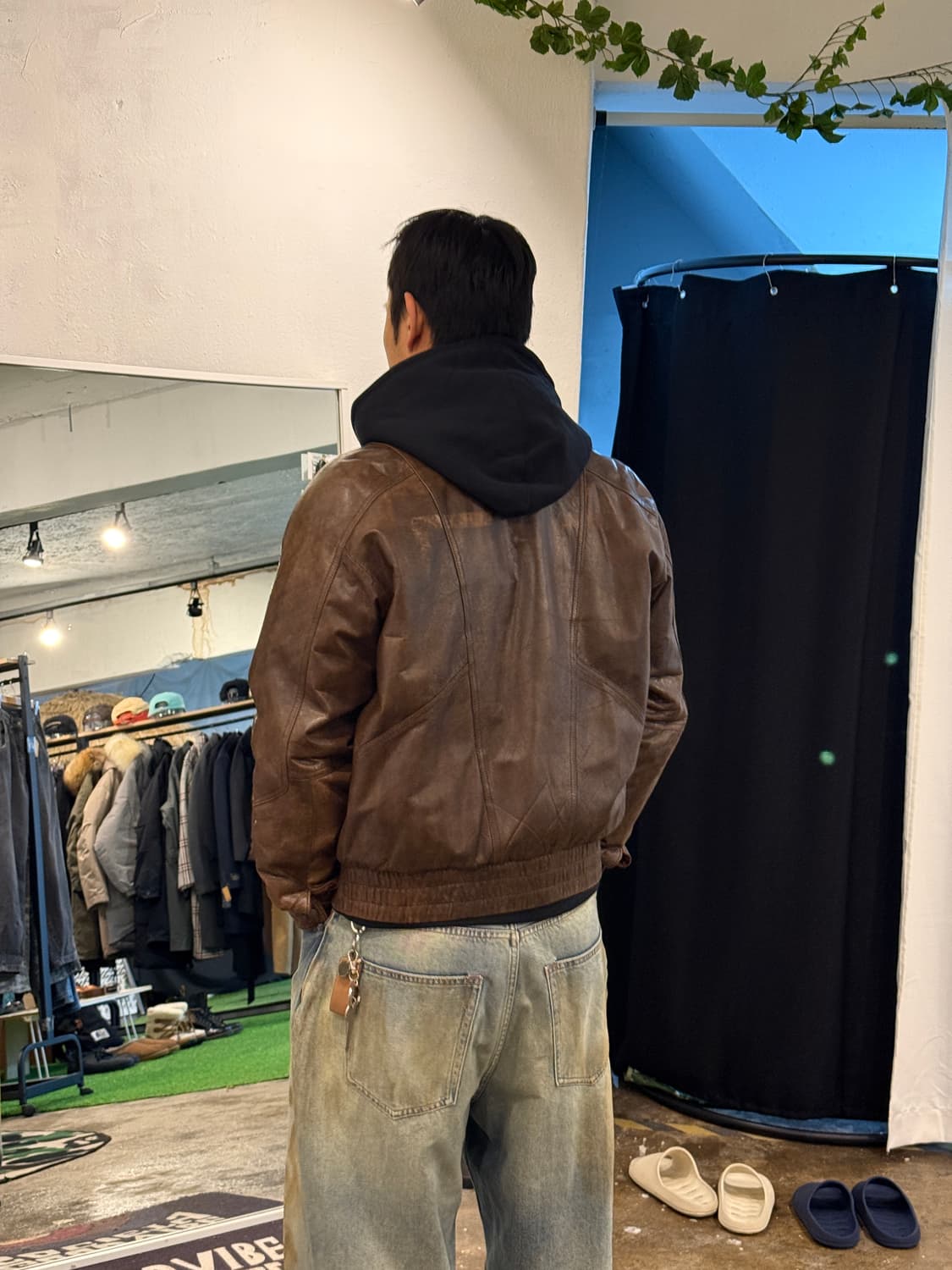 빈티지 가죽 자켓 상품이미지8