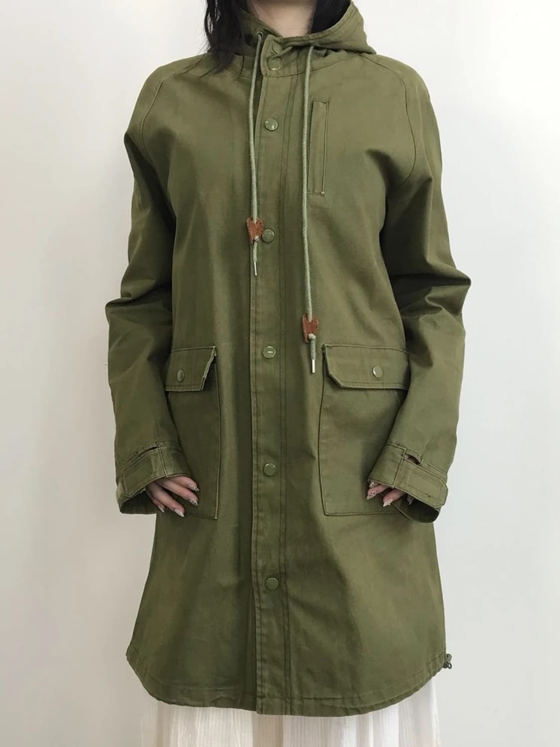 Revo Hooded Field Coat Olive 상품이미지2