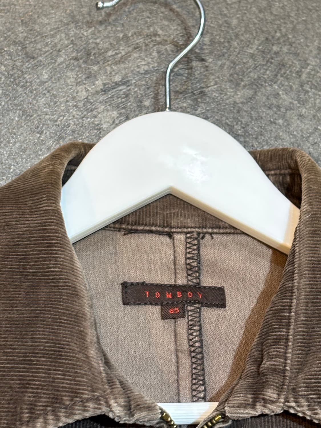 TOMBOY 톰보이 코듀로이 골덴 워싱 자켓 85 상품이미지5