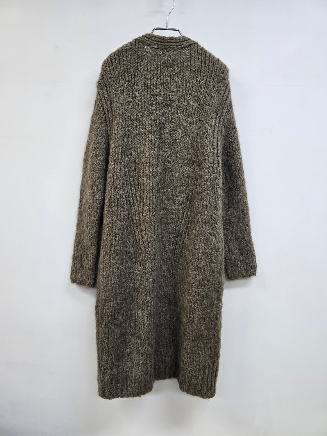 마쥬 여리여리 도톰 굵은 짜임 울 롱니트가디건 상품이미지7