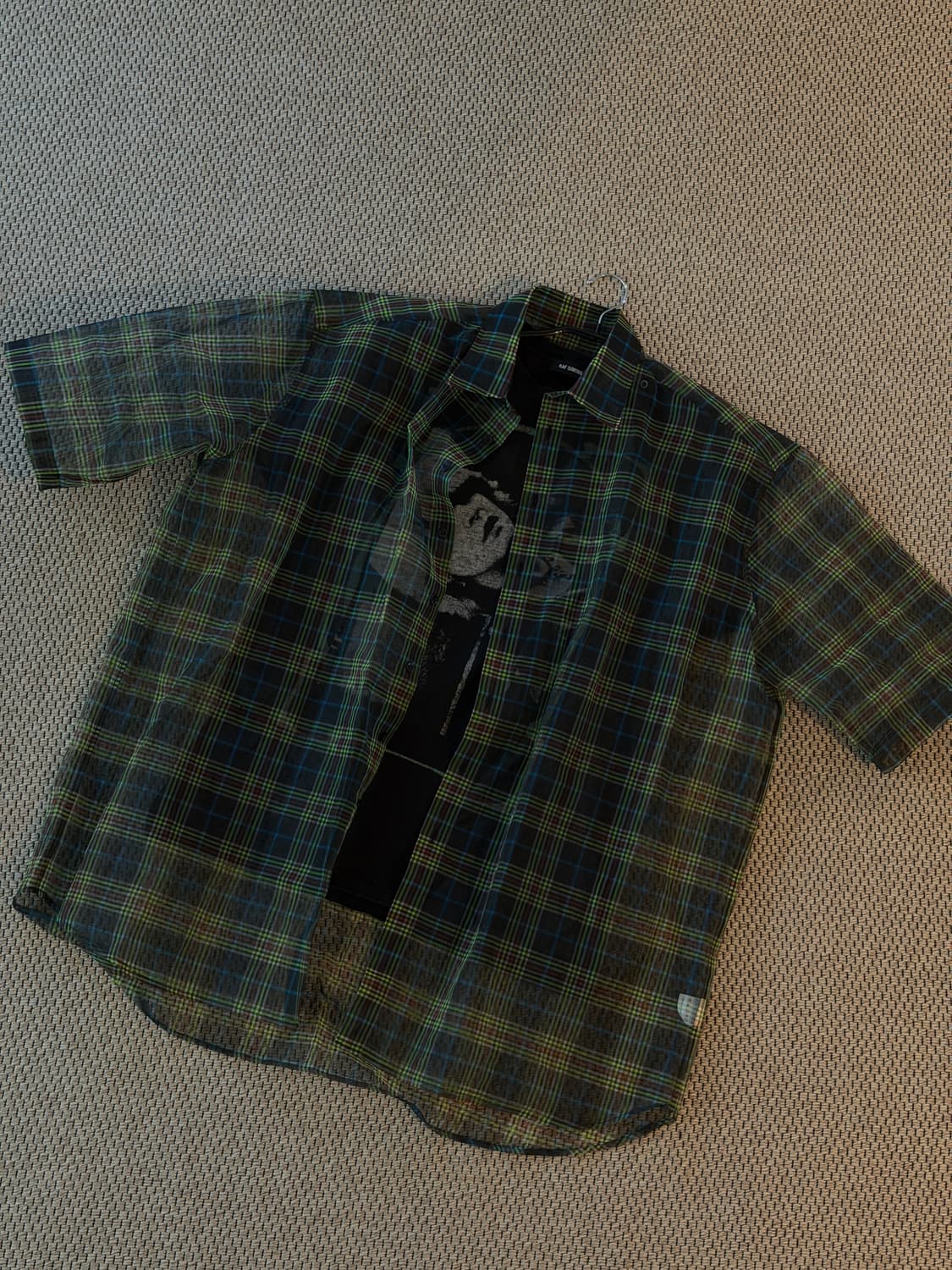 라프시몬스 오버사이즈드 레이어드 셔츠 상품이미지1