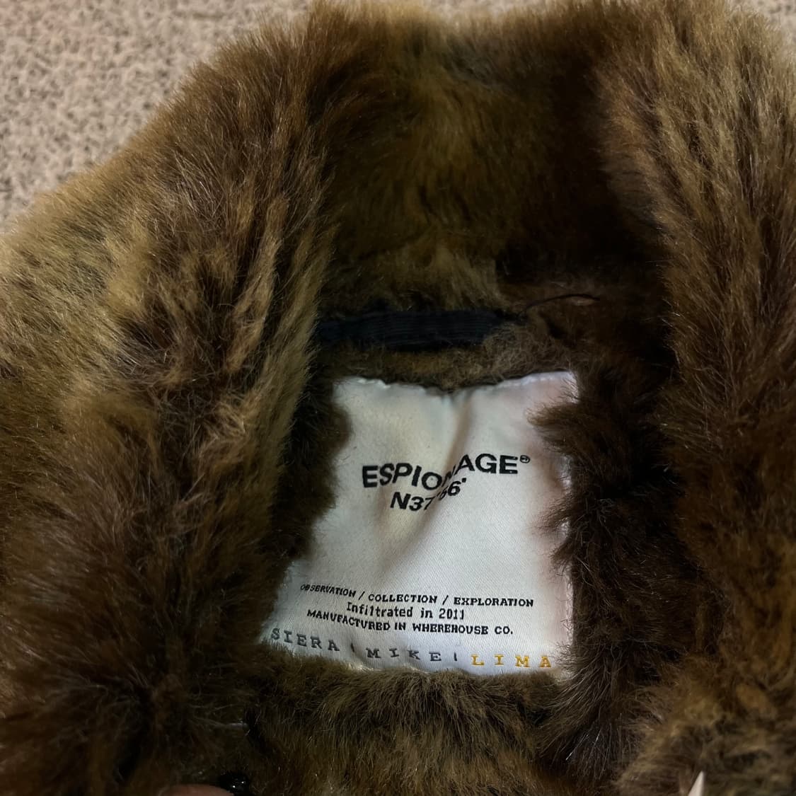 에스피오나지 울프조 블루종 덱 자켓 상품이미지4