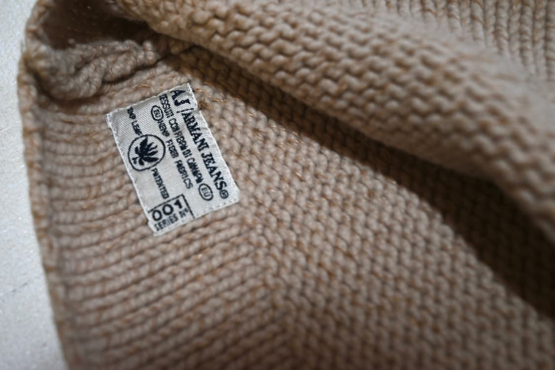 Armani jeans 2000s hemp wool knit 상품이미지7