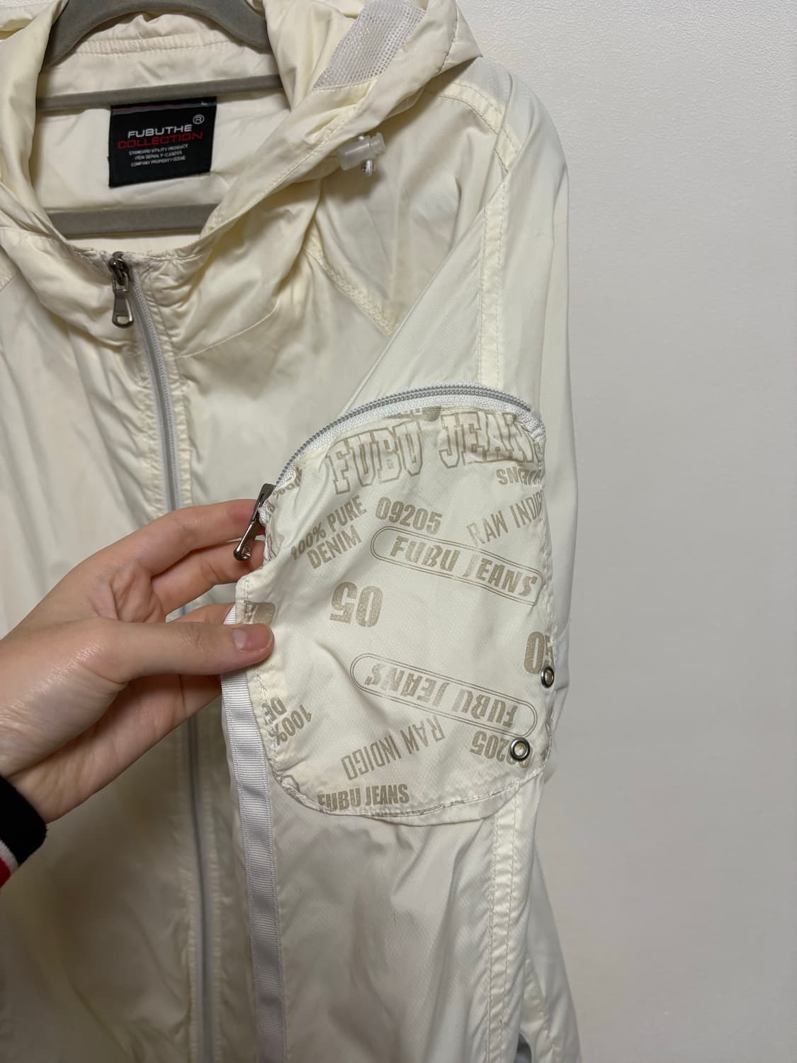 후부 올드스쿨 포켓 후디 바람막이 상품이미지5