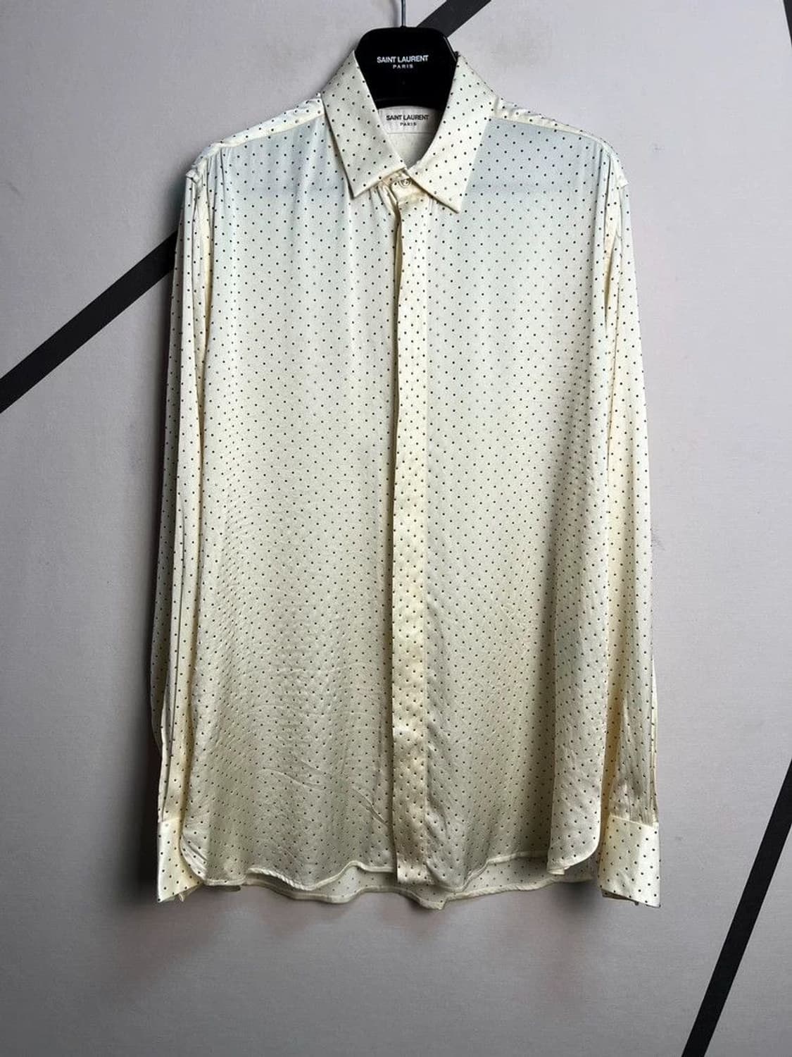 [BTS 지민님 착용] 생로랑 20ss 스터드 실크 셔츠 상품이미지3