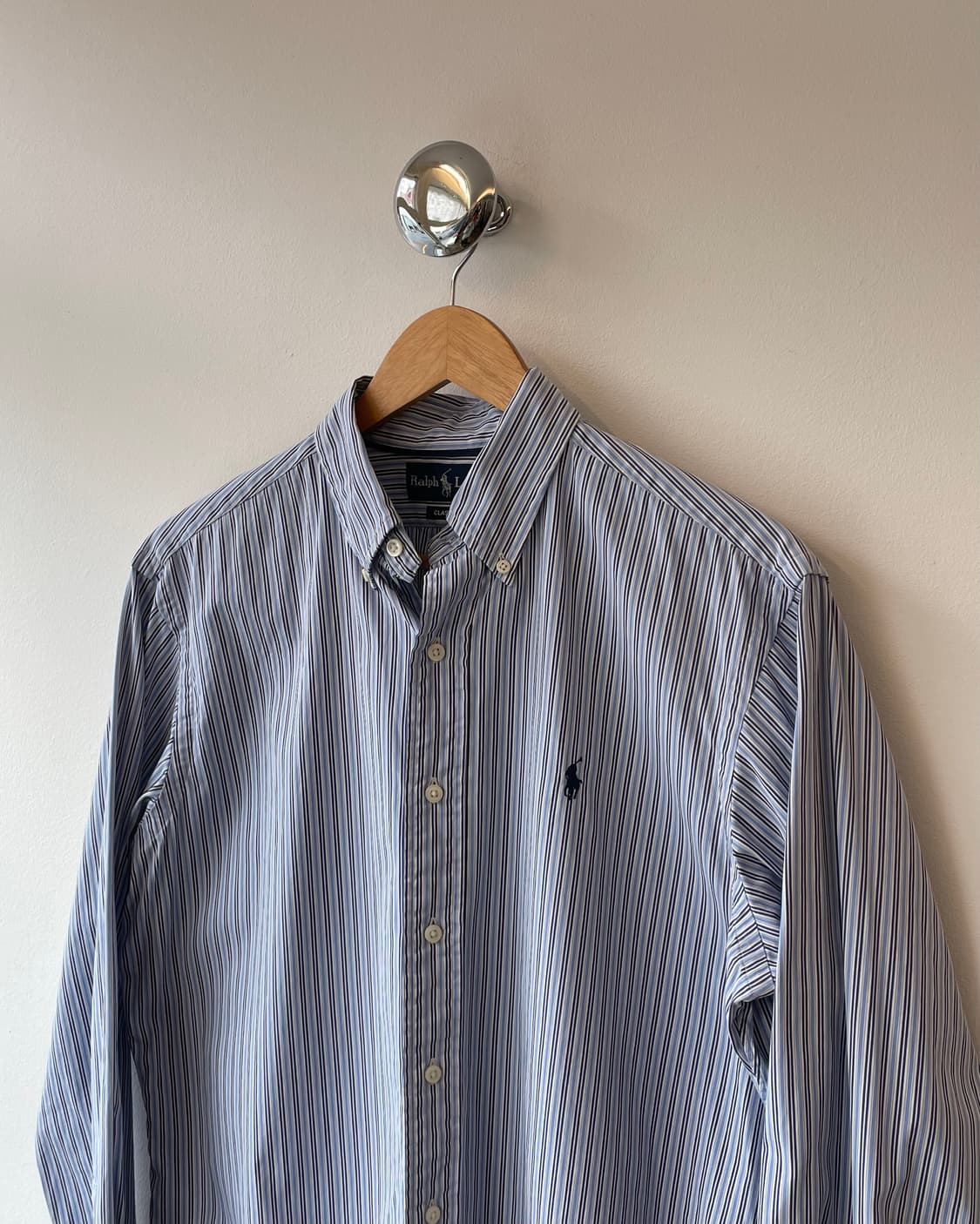 Polo Ralph Lauren Striped Poplin Shirt M 상품이미지4