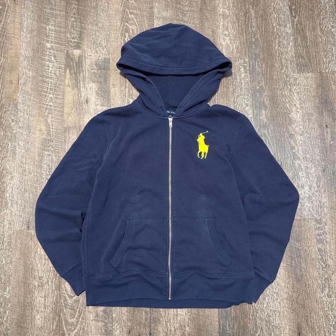 폴로 랄프로렌 빅포니 자수 후드 집업 네이비 상품이미지1