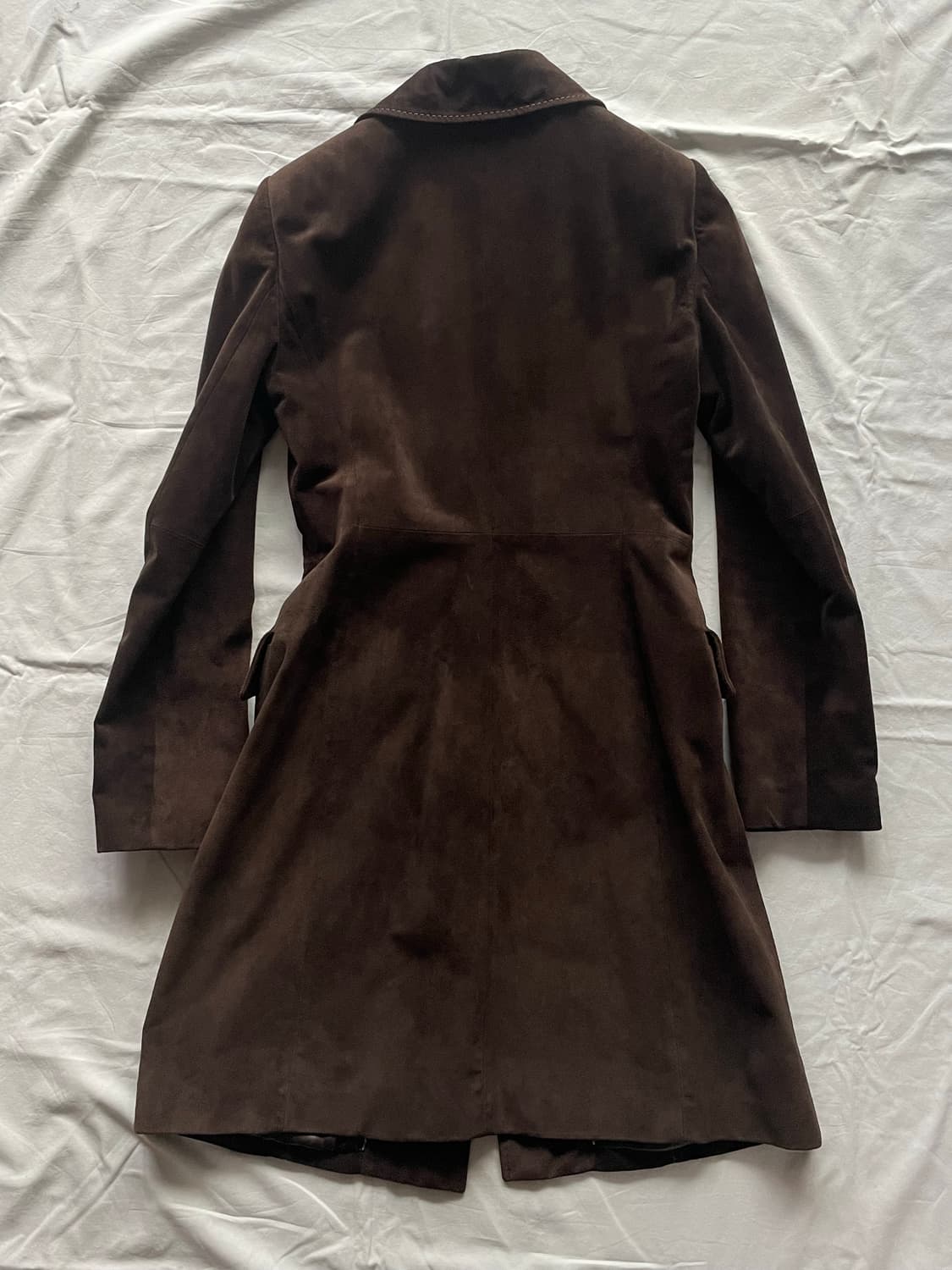 아르마니 꼴레지오니 스웨이드 코트 상품이미지5