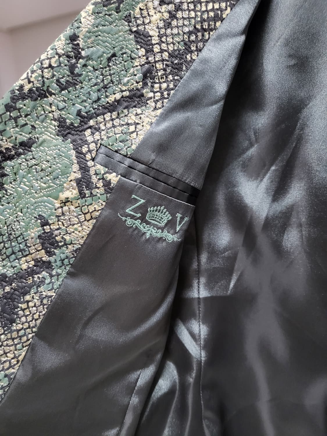 (정품거의새옷)쟈딕앤볼테르 파이톤 패턴 자켓 S 상품이미지7