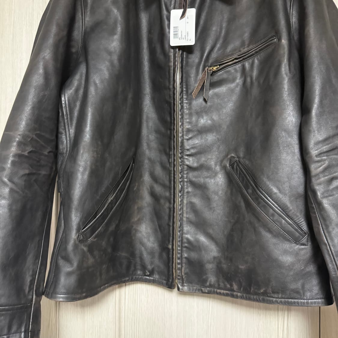 [XL] RRL 뉴스보이 레더 자켓 상품이미지3