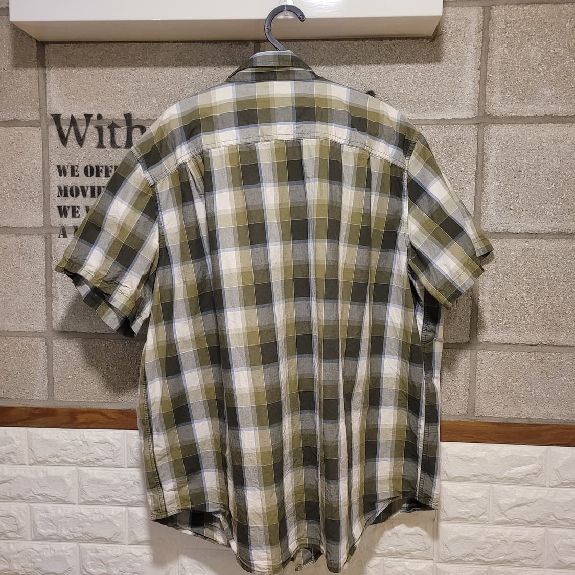 칼하트 체크 반팔 셔츠 2XL 상품이미지2