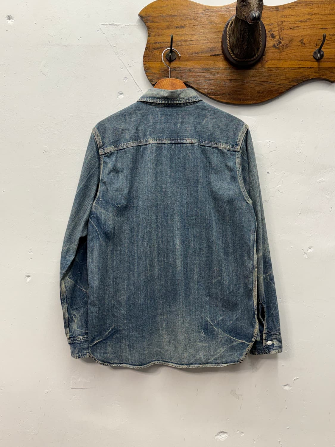 Japan SPELL BOUND Denim Work Shirt 상품이미지6