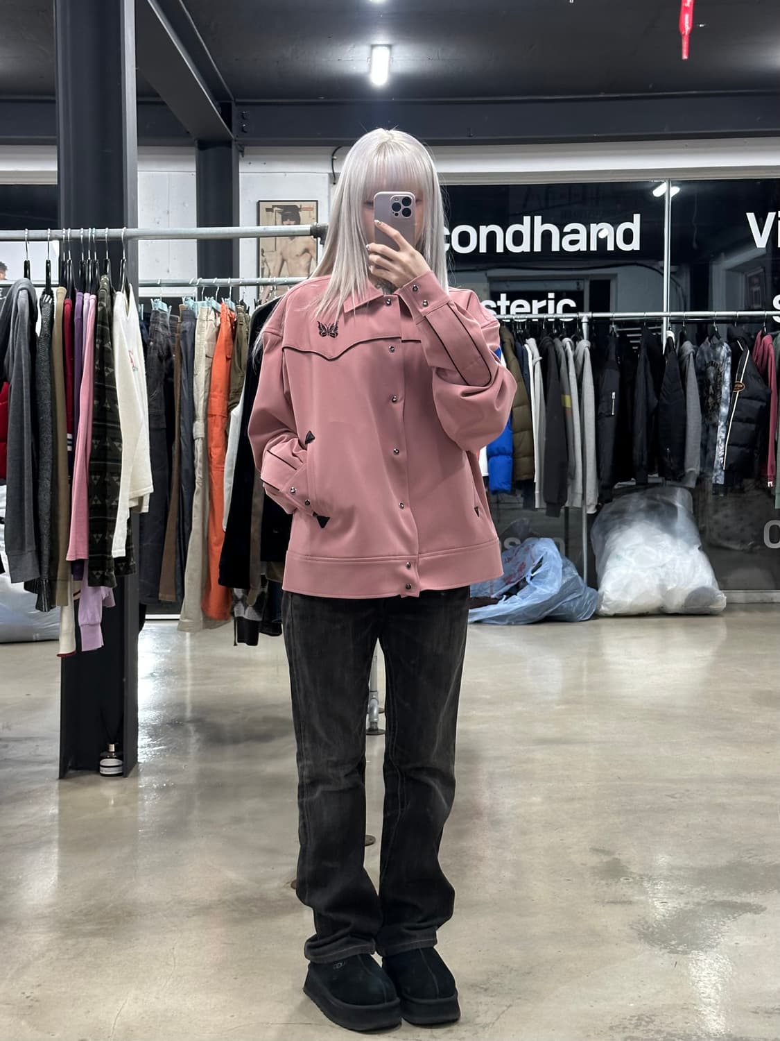 니들스 PE/PU 더블 클로스 파이핑 카우보이 재킷 상품이미지3