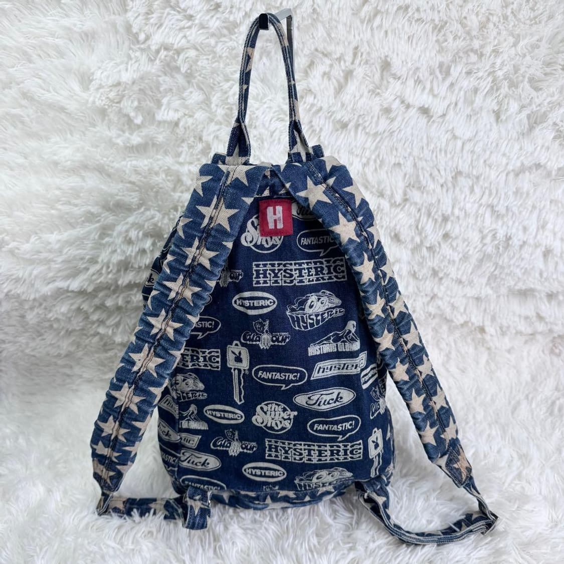 히스테릭 글래머 스타 데님 럭색 백팩 상품이미지3