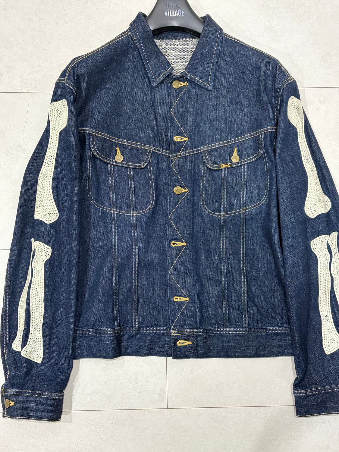 캐피탈 11.5온즈 데님 멕시칸 턱시도 본 자켓 인디고 48사이즈 상품이미지1