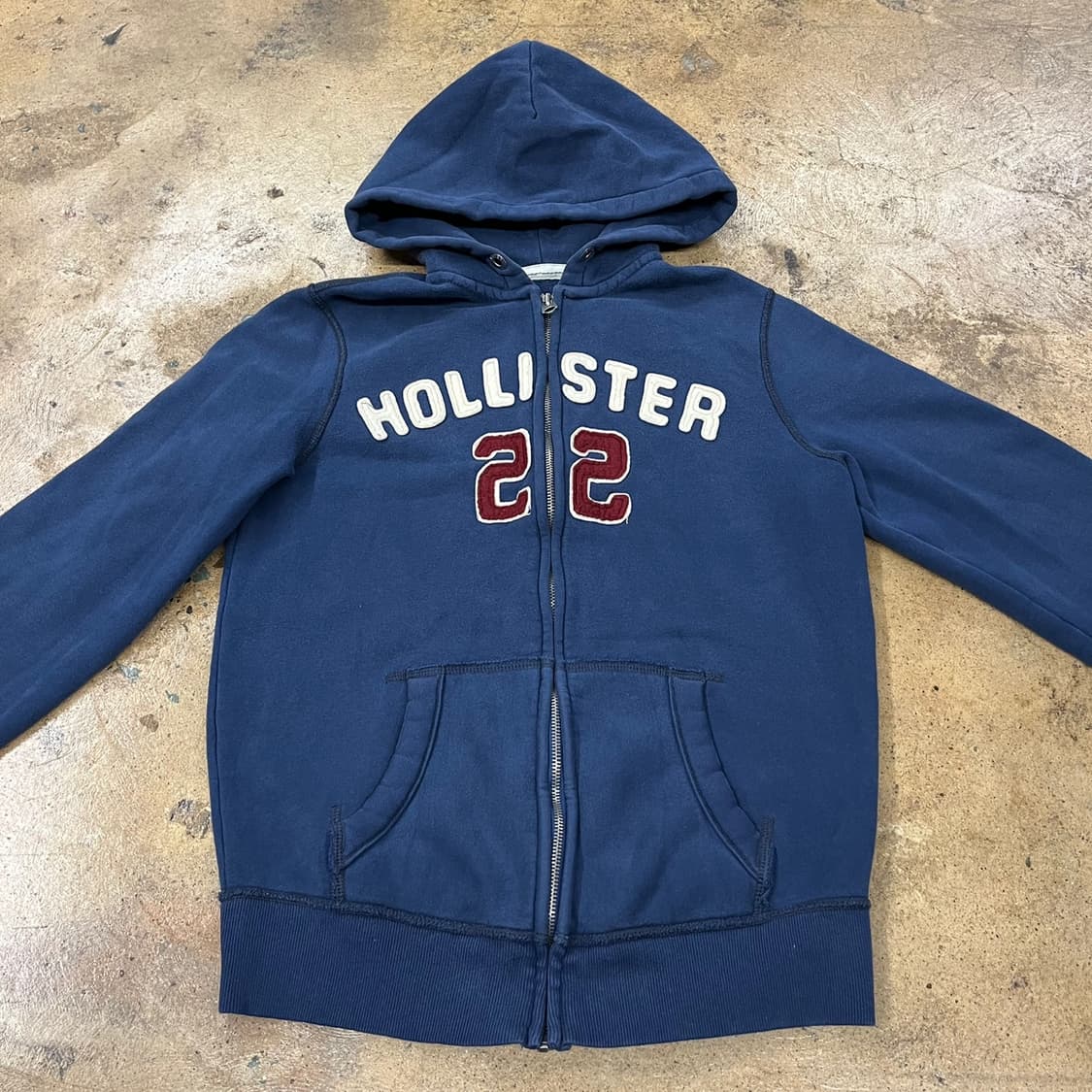 홀리스터 네이비 후드집업 상품이미지3