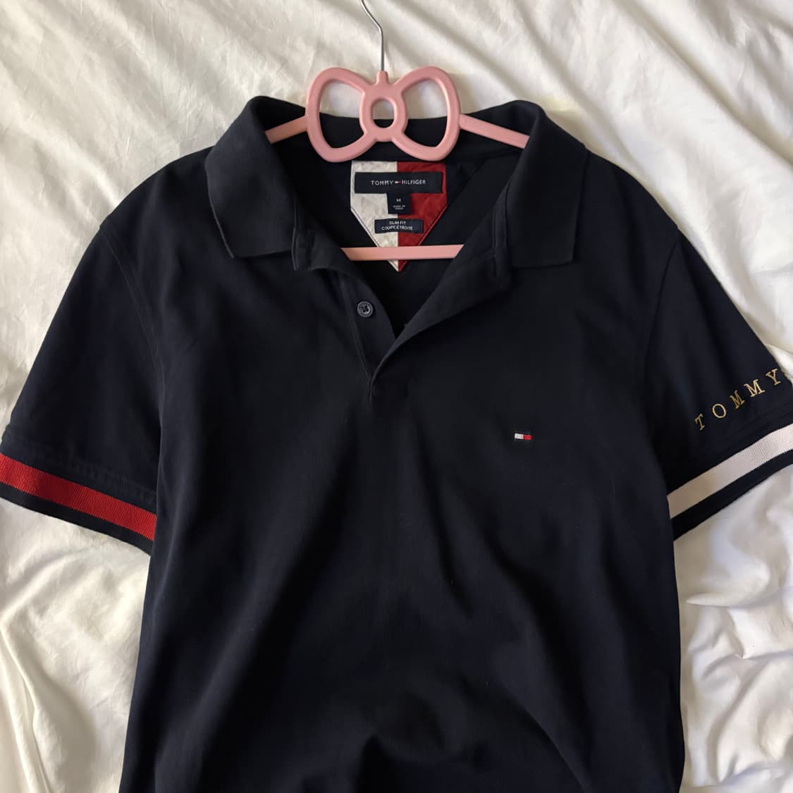 타미 네이비 카라 반팔 상품이미지3