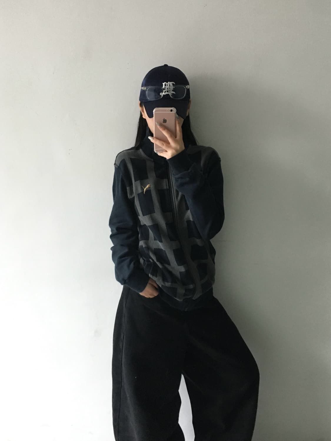 퓨마 체크 코튼집업 상품이미지2