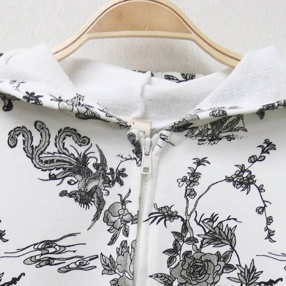 HNY 유니크 프린팅 후드 집업 62271 상품이미지3