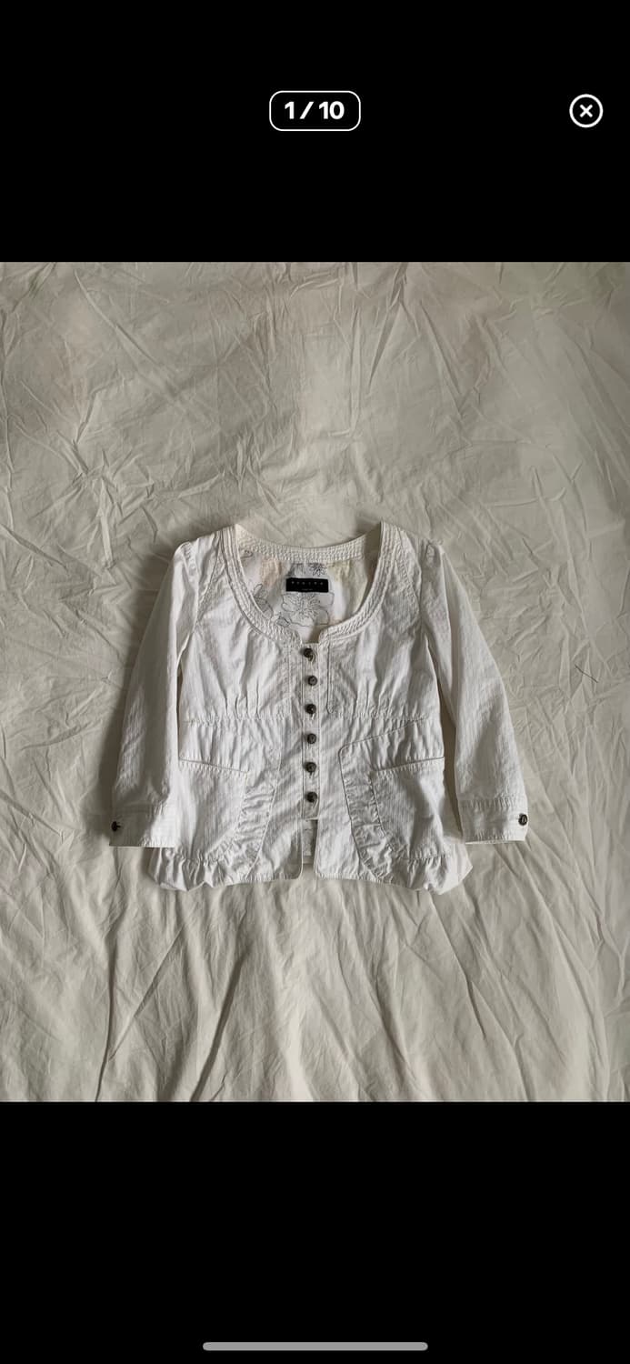 sisley 화이트 자켓 상품이미지3